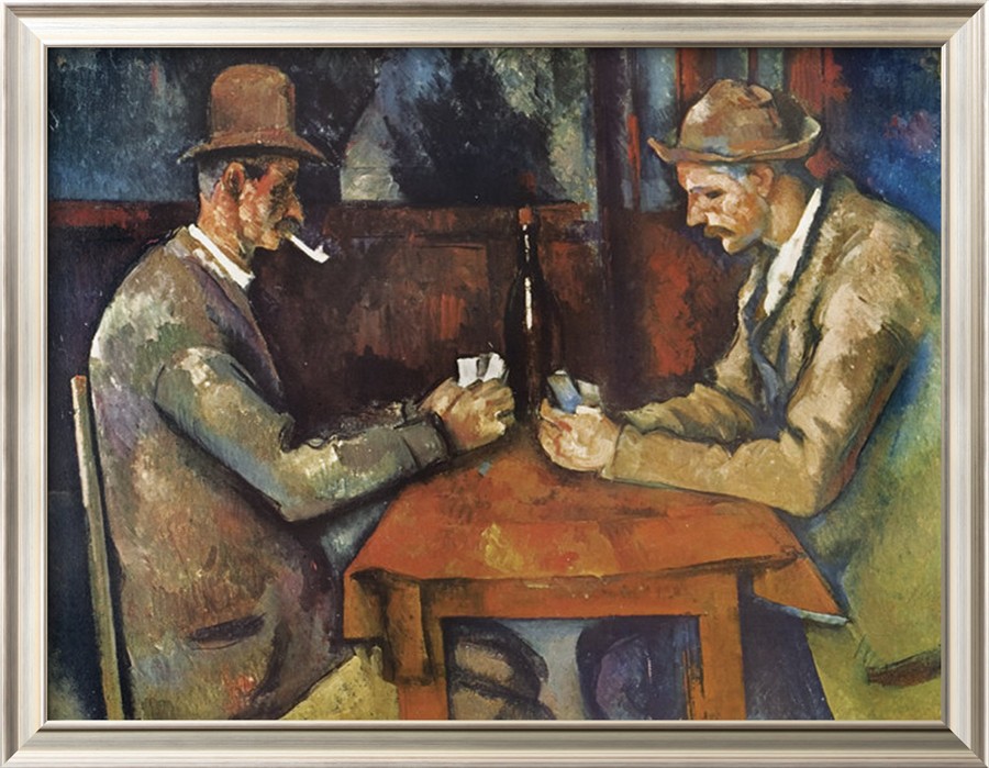 The Card Players, 1890-92 - Paul Cezanne Painting